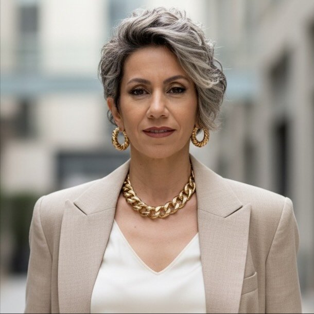 Eliane Celegon - Hair Stylist especialista em cortes curtos e camuflagem de brancos